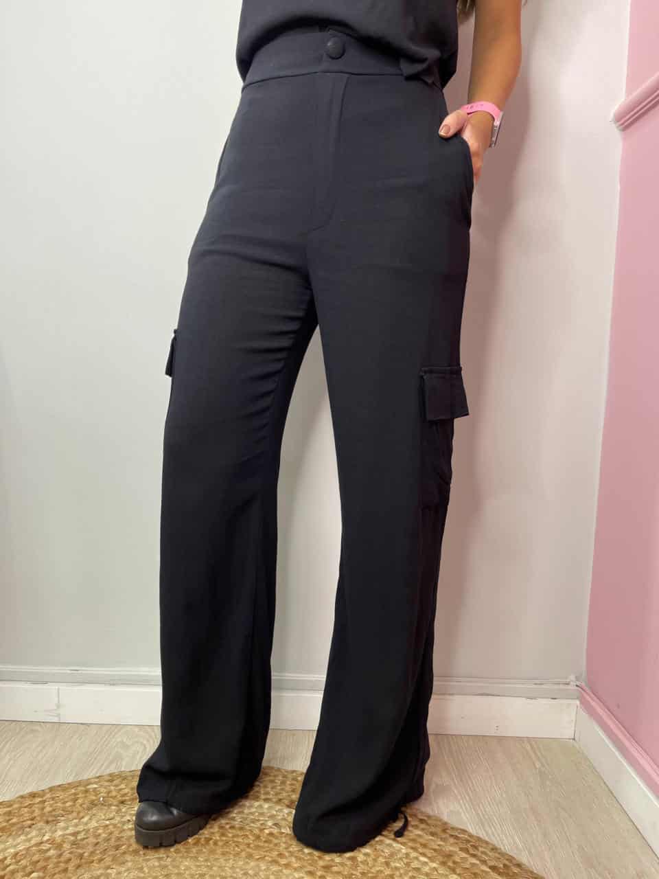 Calça Pantalona Corrente Roxo Plus Size - Belíssima 48 - Belissima48