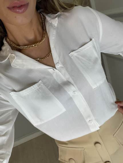lavinnystore camisa viscolinho gola polo botoes manga longa off white 4